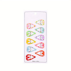 10pcs Water Drop Hair Clip Hairpin for Baby Girls