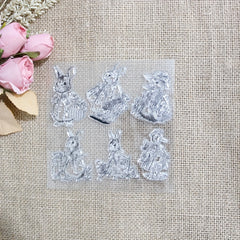 Rabbit Duck Clear Stamp for DIY Decoration