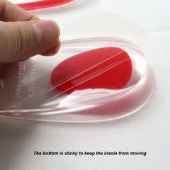 Heel Pads For Heels Insoles Red Heel Pain Comfortable Pu Insoles Half Pads