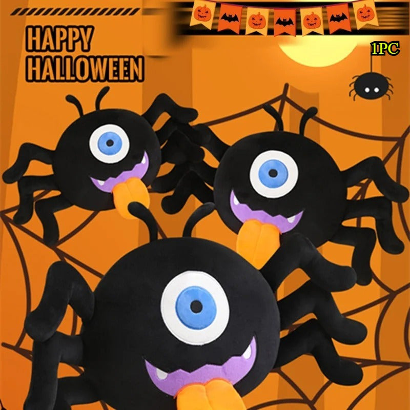 Halloween Spider Plush Toy Cute Cartoon Animal Doll Soft Fabric