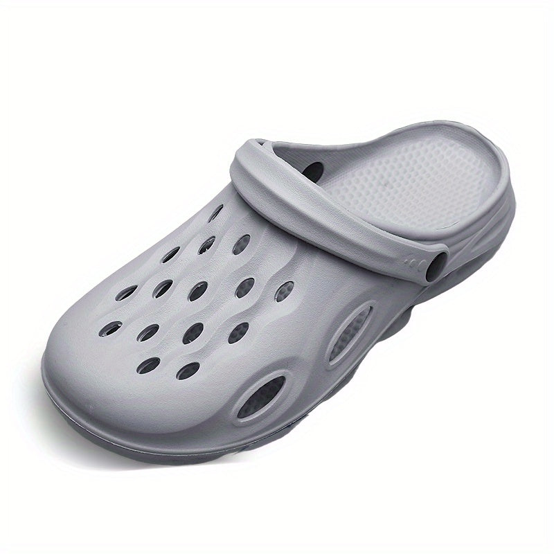 Men's Slip On Clog Sandals Breathable Outdoor Walking Slippers
