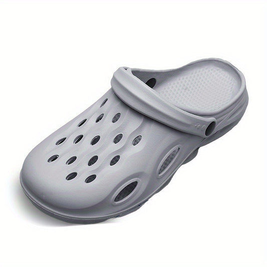 Men's Slip On Clog Sandals Breathable Outdoor Walking Slippers