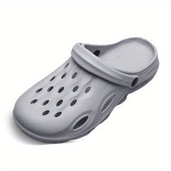 Men's Slip On Clog Sandals Breathable Outdoor Walking Slippers