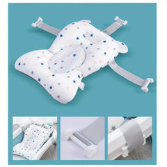 Newborn Baby Bath Seat Support - Soft Anti-Slip Bath Pad