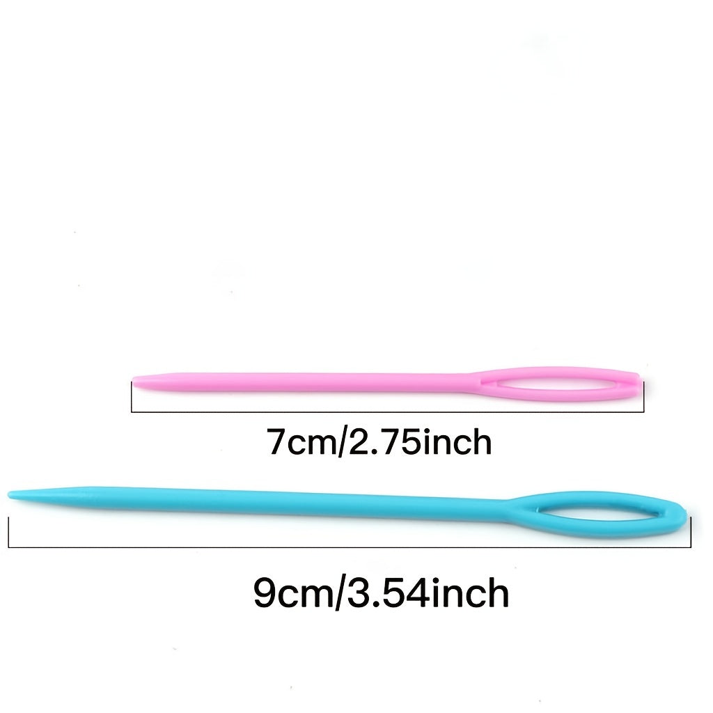 20pcs Plastic Knitting Needles for DIY Crafts