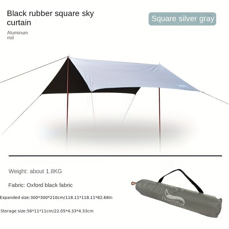 Waterproof Outdoor Vinyl Canopy Camping Tent Awning Sun Shelter