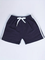 Boys Casual Striped Shorts Drawstrings Elastic Waist for Summer Holiday
