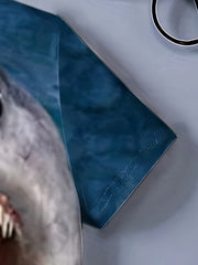 Shark 3D Print Boys T shirt Kids Casual Summer Clothes