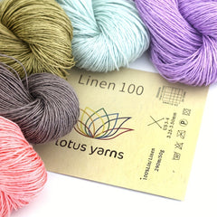 Natural Linen Lace Weight Yarn for Summer Garments