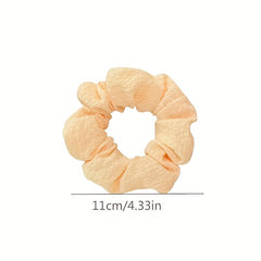 Fruit Print Scrunchies Hair Tie Love Heart Hair Rope Hair Ring