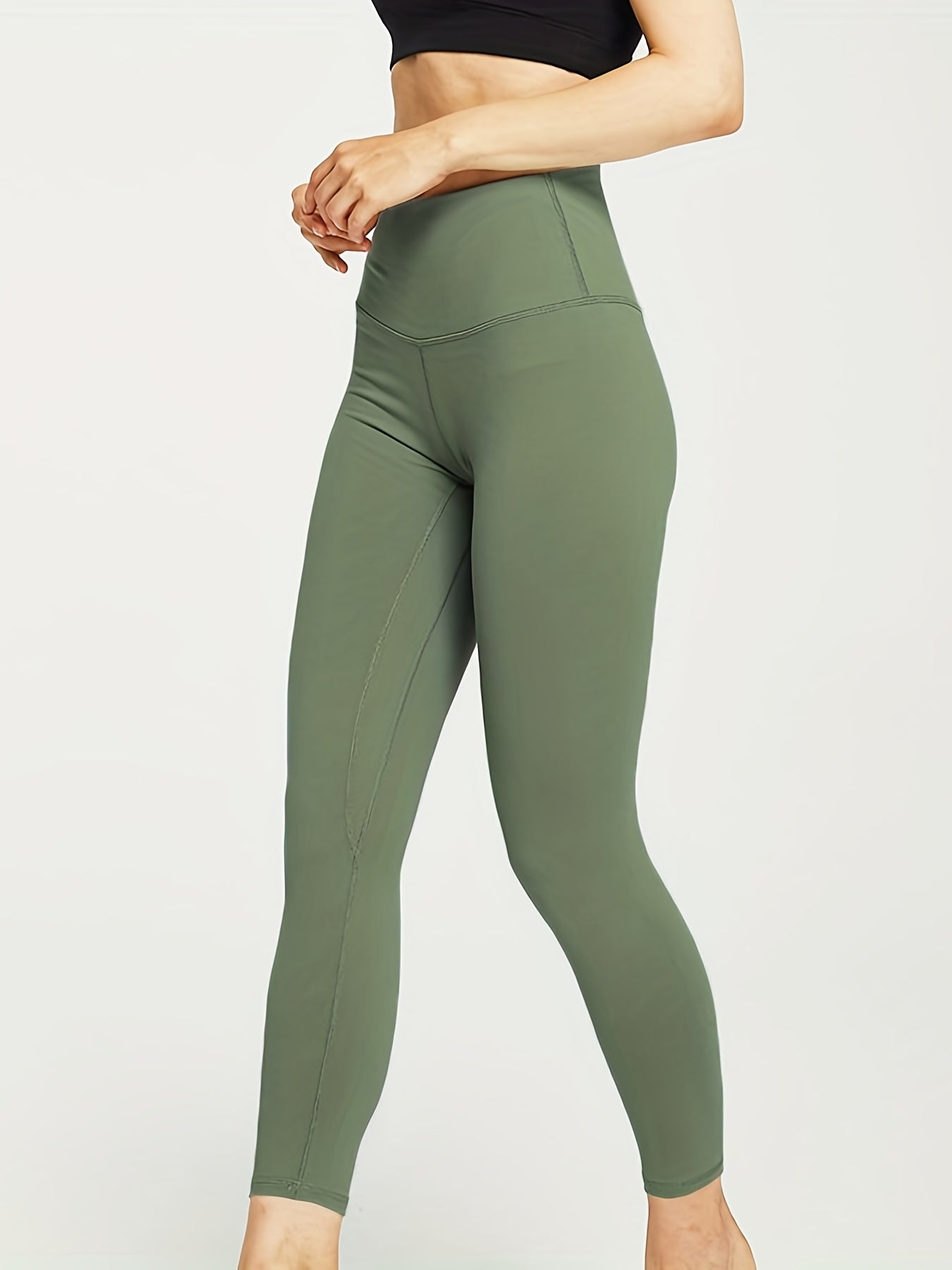Striped Sports Leggings High Stretch Yoga Workout Long Pants