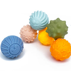 6pcs Colorful Massage Balls for Sensory Play