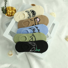 Men's Creative Pattern Liner Anklets Socks for Outdoor Wear