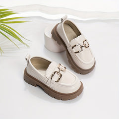 Girls Slip On Non Slip Horsebit Loafers for Kids