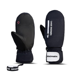 30 Degree Ski Gloves Waterproof Windproof Touch Screen Zip Storage