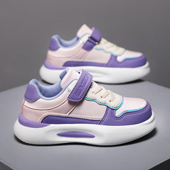 Girl's Colour Block Chunky Shoes Comfy Non Slip Casual Soft Sole Sneakers