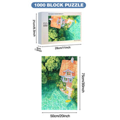 Miyazaki's Fish Tank Wooden Puzzle - 500pcs and 1000pcs