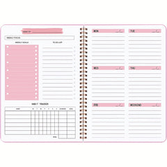 Undated Weekly Planner A5 To Do List Habit Tracker Journal