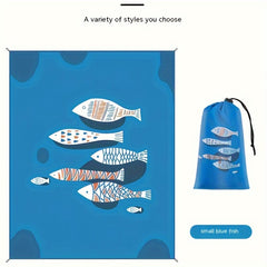 Portable Mat with Carry Bag for Camping and Picnic, Waterproof Beach Mat