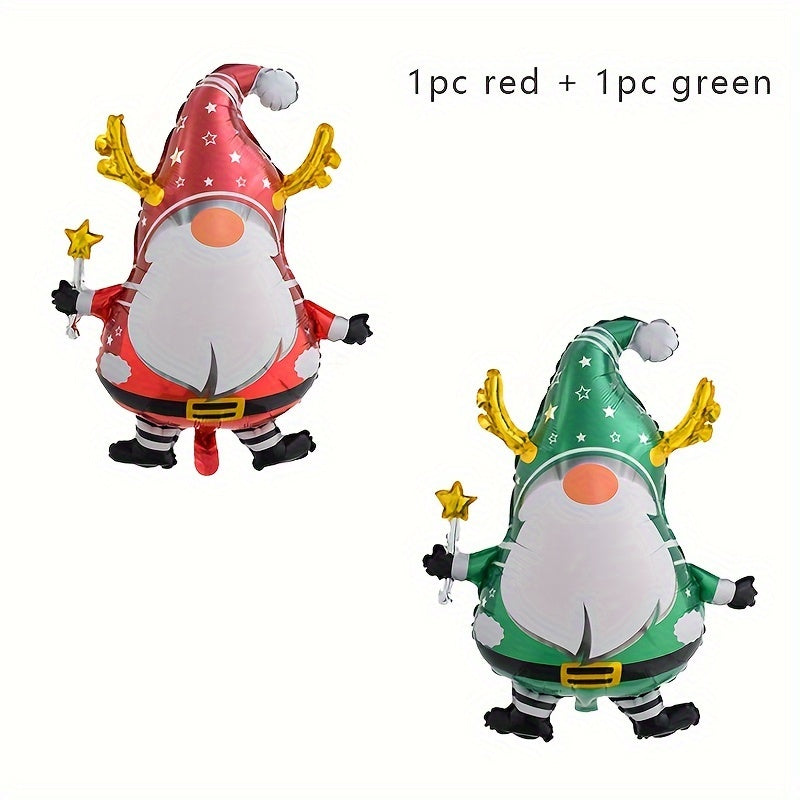 2pcs Santa Claus Doll Balloons Christmas Party Events Decoration