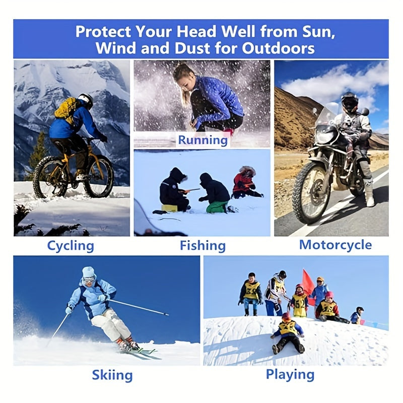 Breathable Baraklava Ski Face Mask Set for Outdoor Sports Men's and Women's