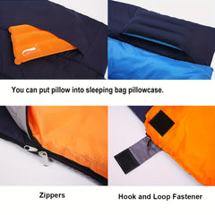 Portable Double Thickened Sleeping Bag For Outdoor Camping