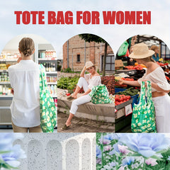 12Pack Reusable Grocery Bag Foldable Large Capacity Gift T