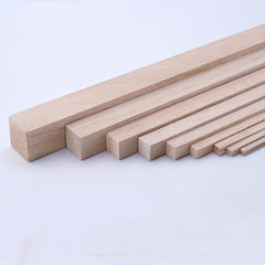 20pcs Paulownia Square Wooden Sticks for DIY Model Making