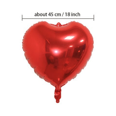 Heart Shaped Wedding Valentine Party Decoration Balloons