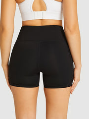 Yoga Shorts with Pocket High Stretch Fitness Running Shorts