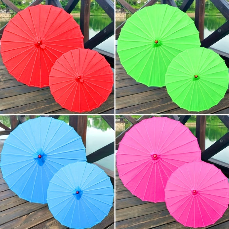 Mini Paper Umbrella Coloring Props Decoration