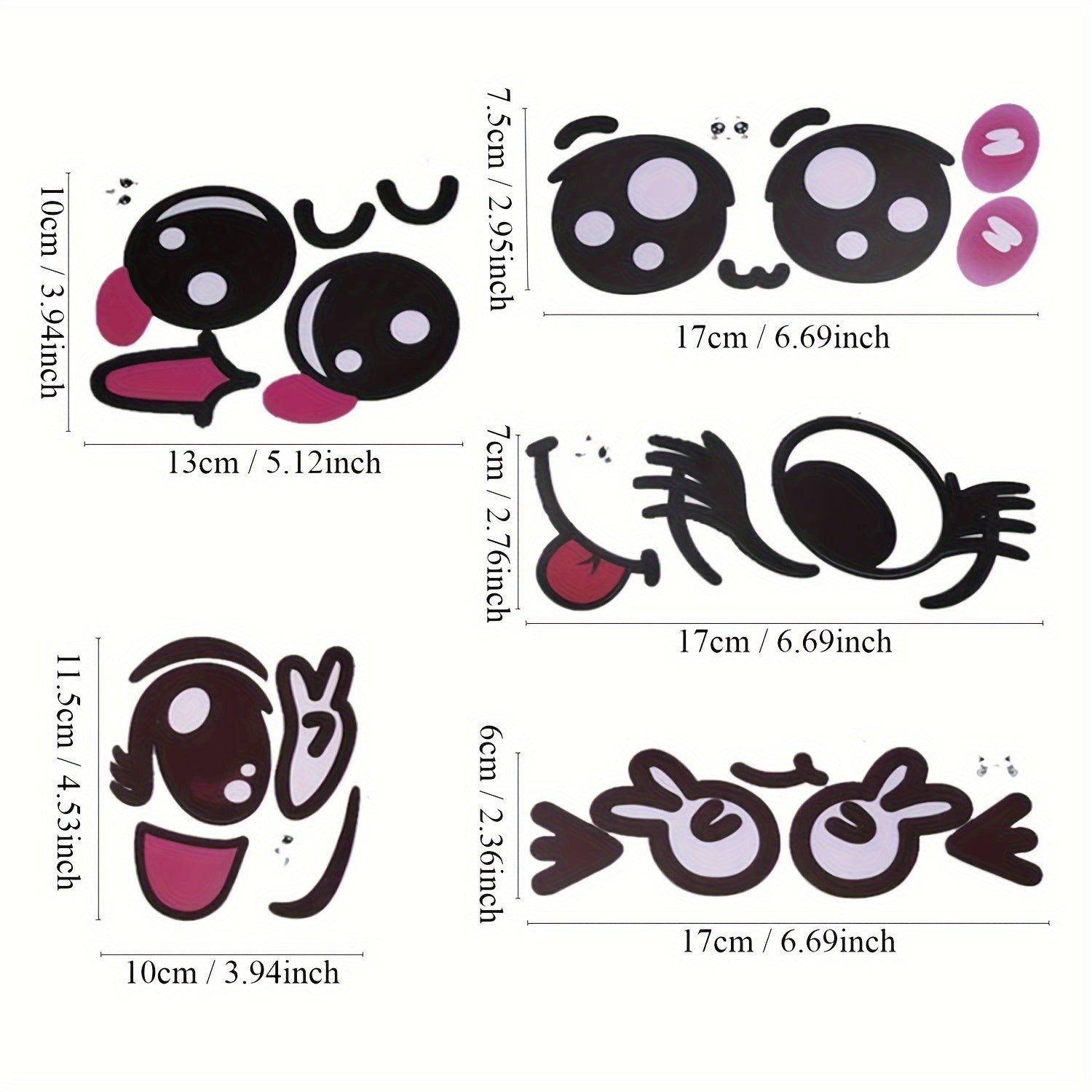 9pcs Funny Pregnancy Belly Stickers - MY & I'M HUNGRY Designs