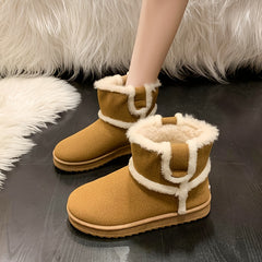 Women's Non slip Thickened Snow Boots Comfortable Warm Shoes