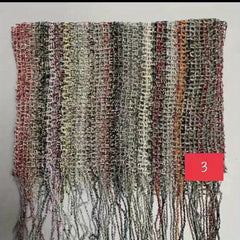 Vintage Tassel Shawl Thin Knitted Wraps Beach Cover Up