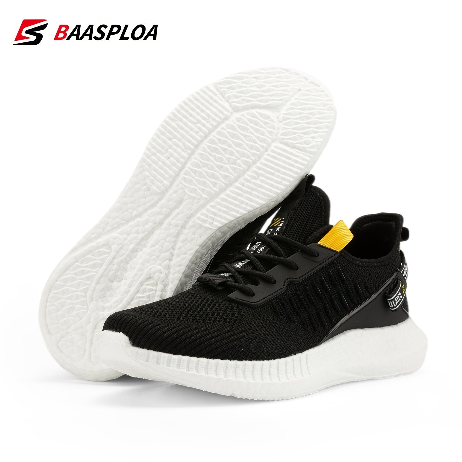 Baasploa Men's Lightweight Running Shoes Breathable Sneakers