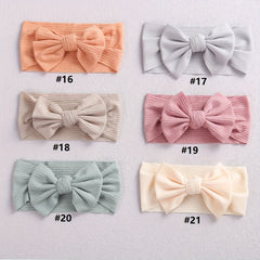 Adorable Baby Girls Bow Hairband Soft Headband Hair Accessories
