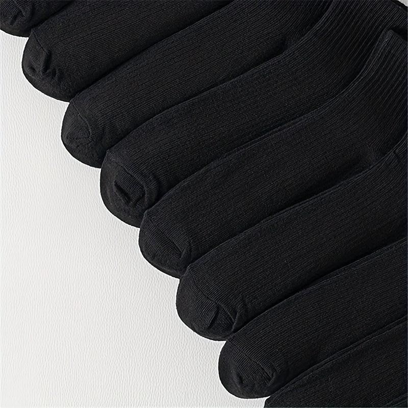 12 Pairs Solid Socks Women's Stockings & Hosiery