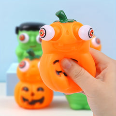 Halloween Pumpkin Squeeze Toy with Popping Eyes
