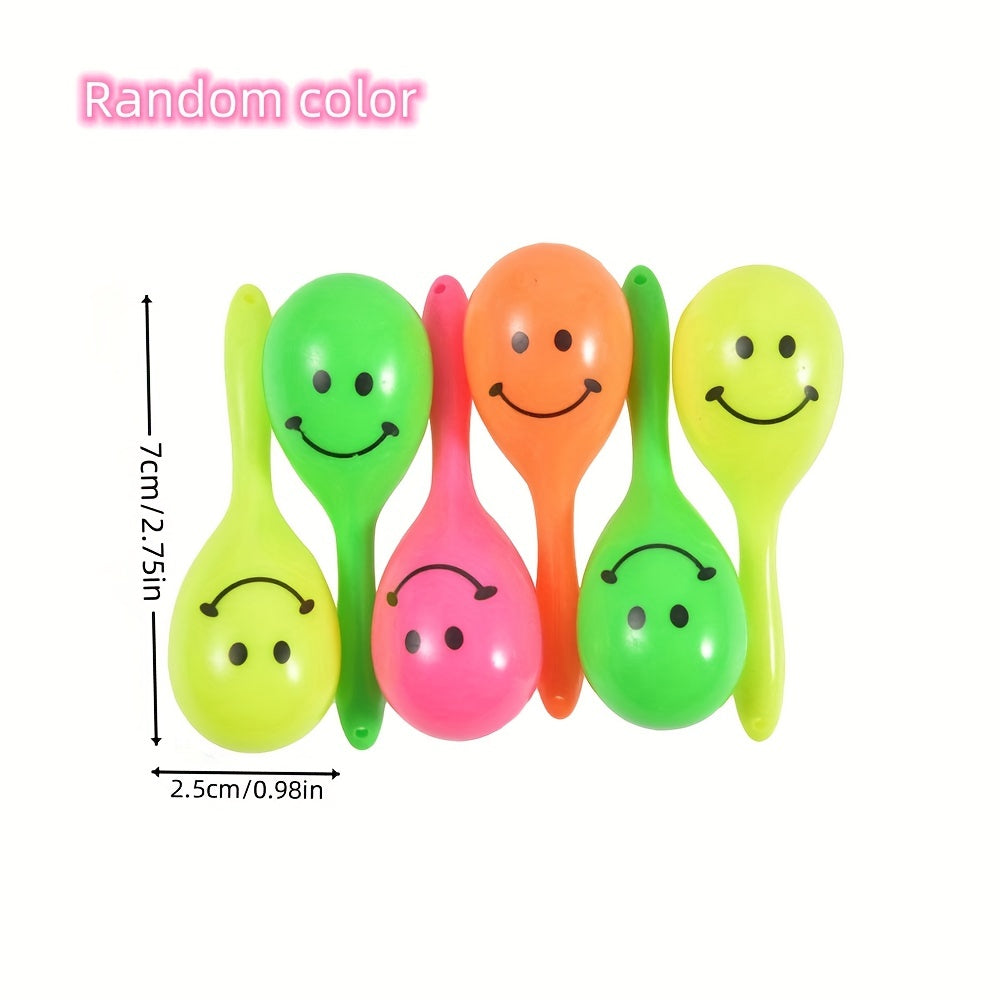 3pcs Parrot Rattle Bell Sand Hammer Maracas Bird Bite Wisdom Toy