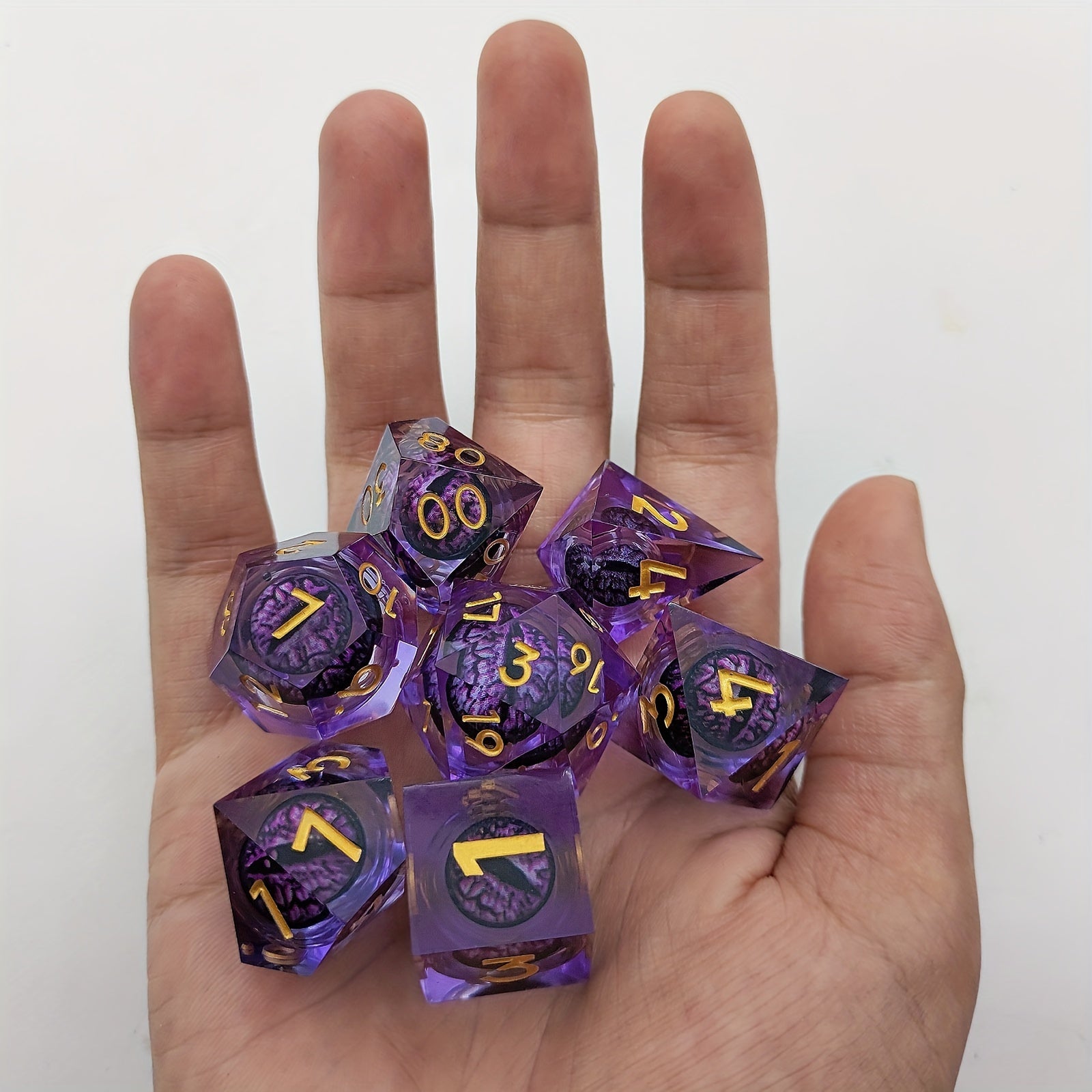 Dragon's Eye Resin Dice Set for Roleplaying Board Game