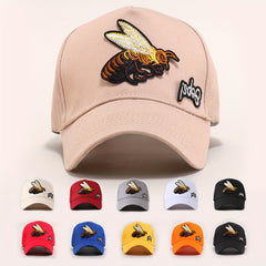 Bee Patch Baseball Cap Sun Hat Lightweight Unisex Dad Hat