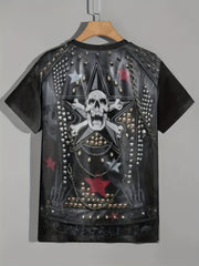 Men's 3D Print Tee for Outdoor Activities