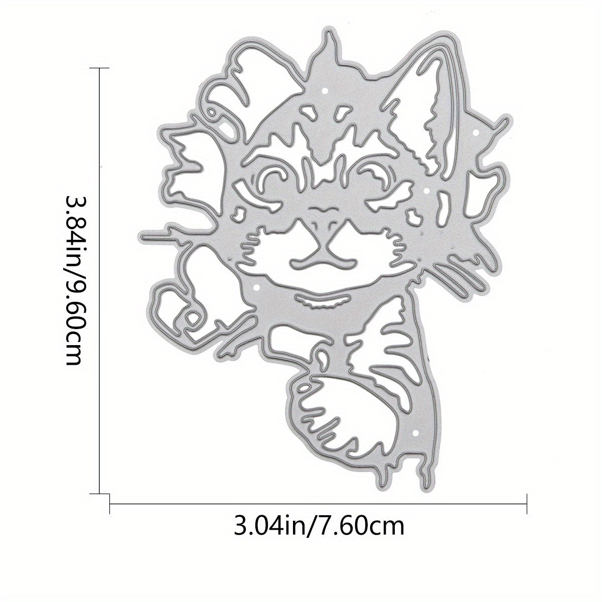 Cat Cutting Die DIY Scrapbooking Album Metal Cutting Die