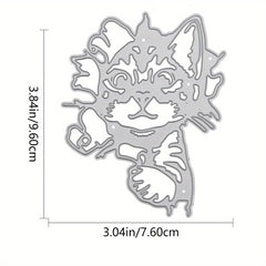 Cat Cutting Die DIY Scrapbooking Album Metal Cutting Die