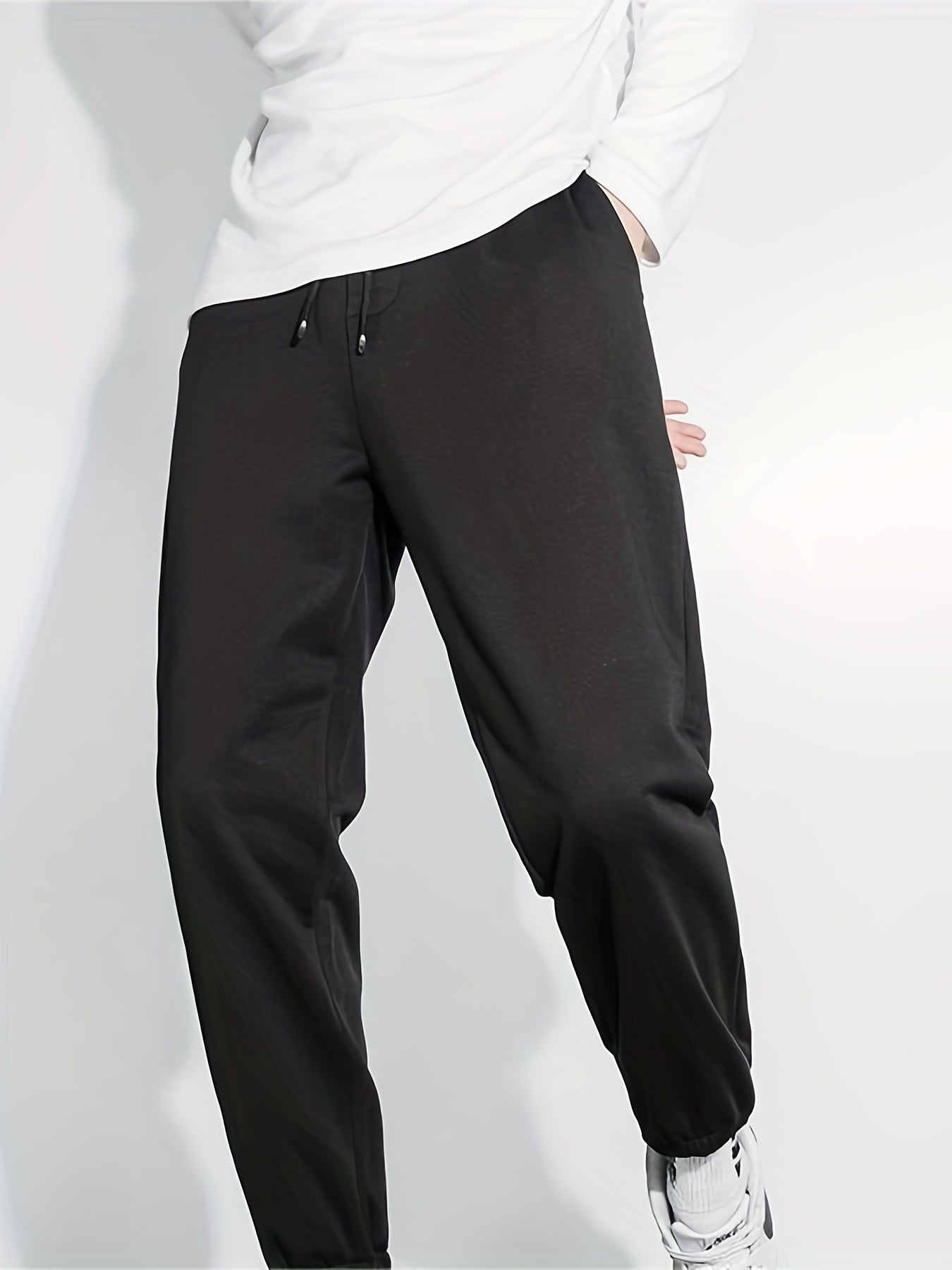 Classic Joggers Men s Casual Solid Drawstring Pants