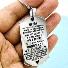 Graduation Gift For Son Daughter From Dad Parents Inspirational Key Chain