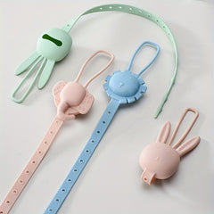 Silicone Teether Pacifier Chain Anti drop Chain Portable Baby Bottle Chain