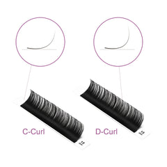 16mm Cluster Lashes 0.05/0.07 C D Curl Eyelash Extensions