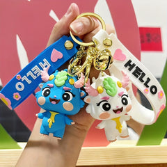Dragon Key Chain Cartoon Doll Car Key Hanging Decoration Bag Pendant