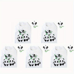 5pcs Reusable Grocery Bags Foldable Tote Bag Nylon Shopping Large Capacity